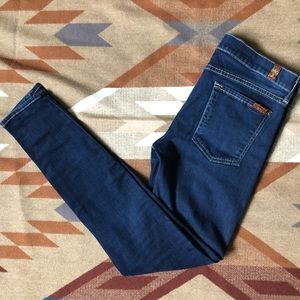 FINAL LISTING - Dark Wash Skinny Jeans